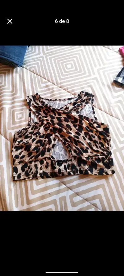 Crop top tricolor ajustable - miniatura 4