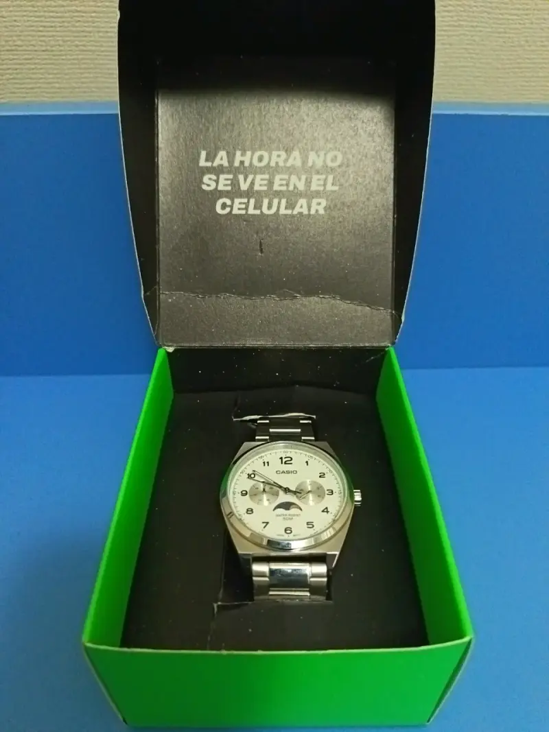 Reloj Casio MTP-M300D con Fase Lunar - 1