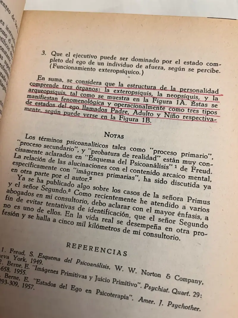 Análisis transaccional en psicoterapia - 3