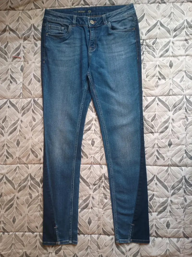 Jeans azul mujer