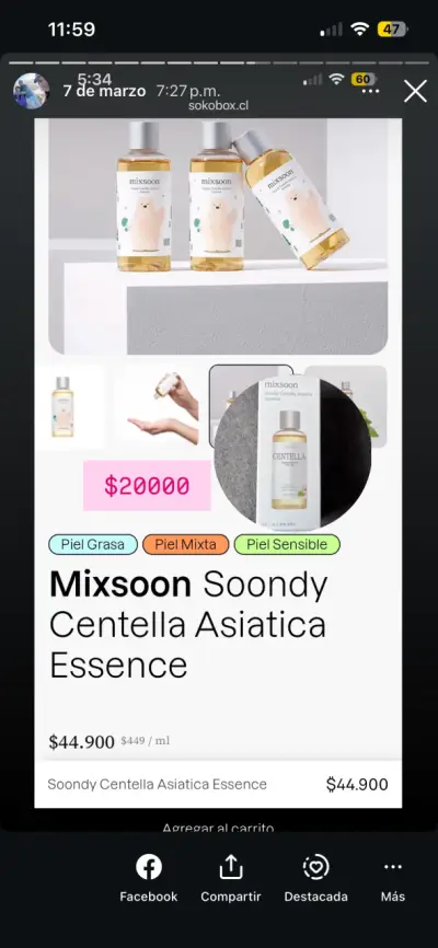 Lote productos Skincare coreano, nuevos sellados. - miniatura 3