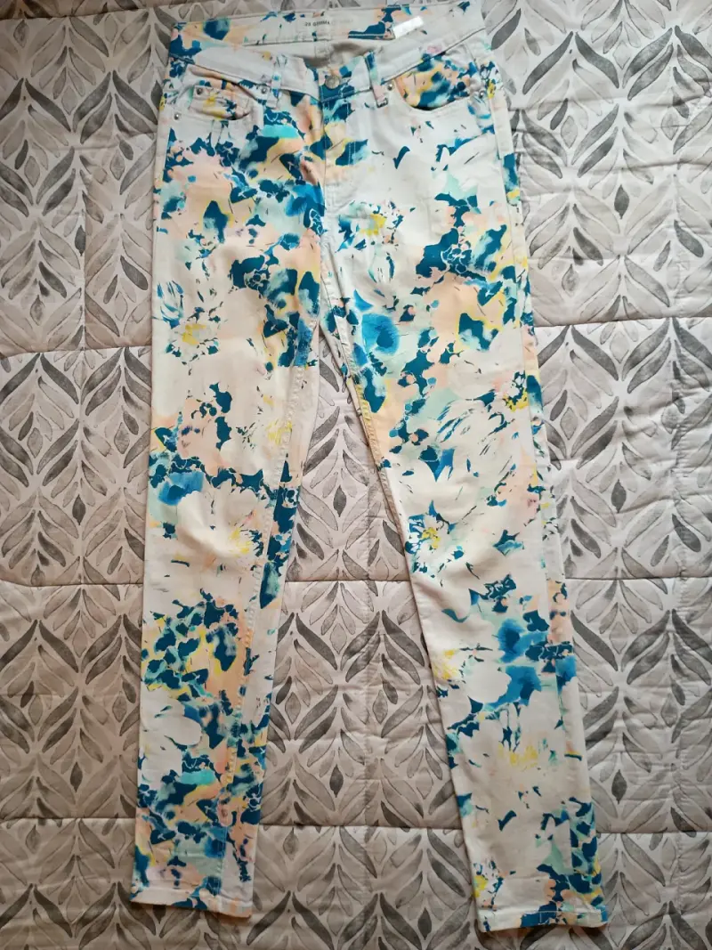 Jeans estampado mujer