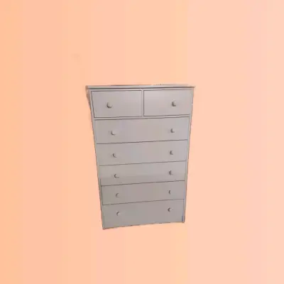 Cómoda blanca de madera - miniatura 1