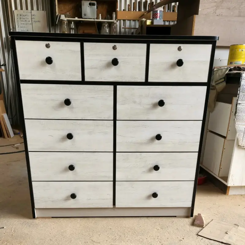 Cómoda blanca de madera - 6