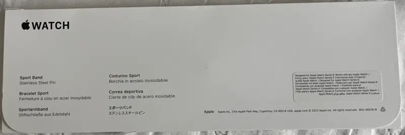 Correa para Apple Watch original y nueva, negra - 2