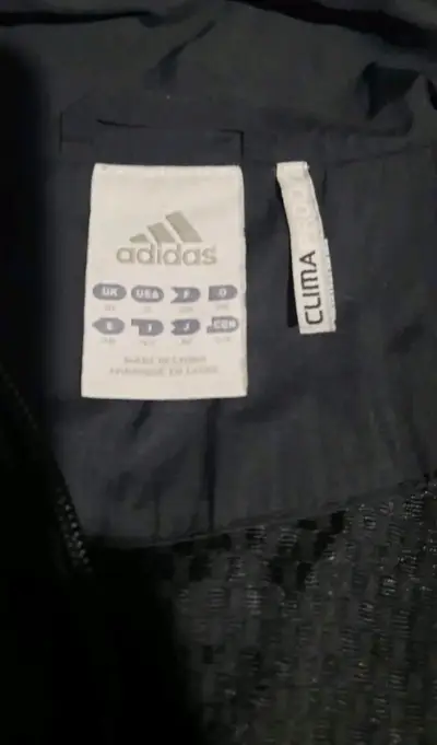 Chaqueta deportiva negra Adidas - miniatura 3