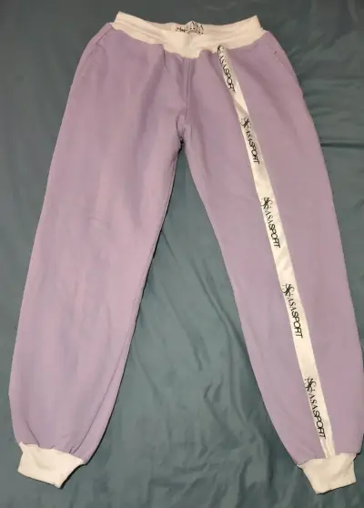 Pantalón deportivo lila unisex - miniatura 1