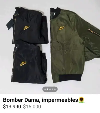 Chaqueta bomber Nike impermeable - miniatura 1
