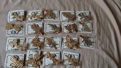 Set de pinches dorados Zara(imitación) - miniatura 1