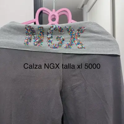 Pantalones deportivos grises con logo - miniatura 2