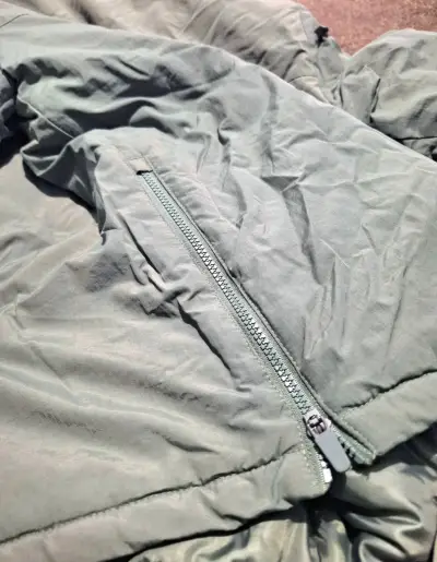 Parka impermeable verde unisex marca diadora - miniatura 4