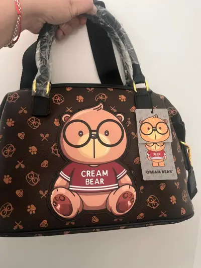 Bolso Cream Bear color marrón - miniatura 1