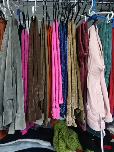 Pantalon mujer cotele  tallas 38 asta 48 - miniatura 1