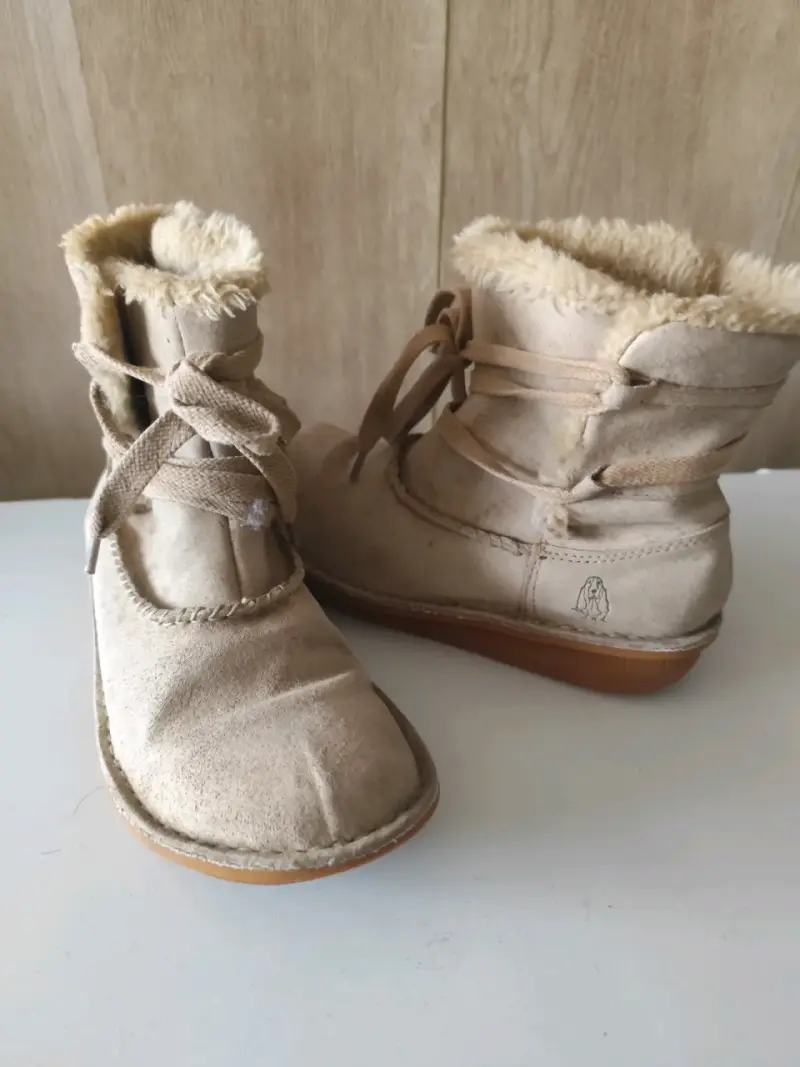 Botines gris con tacón - 4
