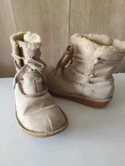 Botines gris con tacón - miniatura 4