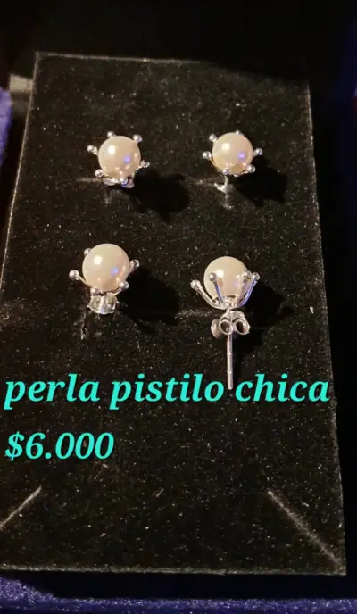 Aros pasador con circon rojo - miniatura 4