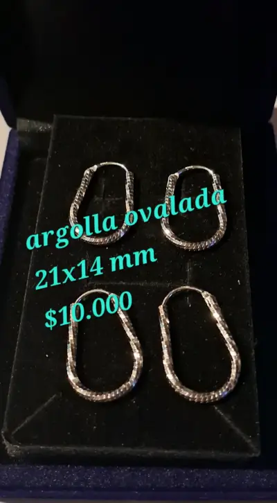 Aros pasador con circon rojo - miniatura 6