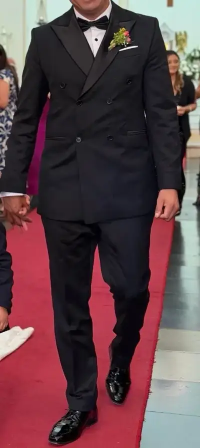 Traje Smoking Novio espectacular - miniatura 3