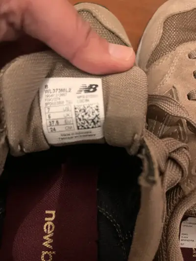 Zapatillas deportivas beige new balance 37 - miniatura 3