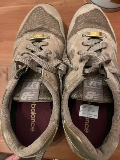 Zapatillas deportivas beige new balance 37 - miniatura 4
