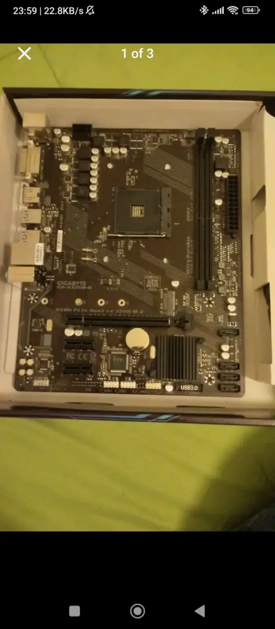 Placa madre Gigabyte GA-A320M-S2H