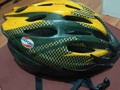 Casco ciclismo Oxford amarillo y negro - miniatura 1
