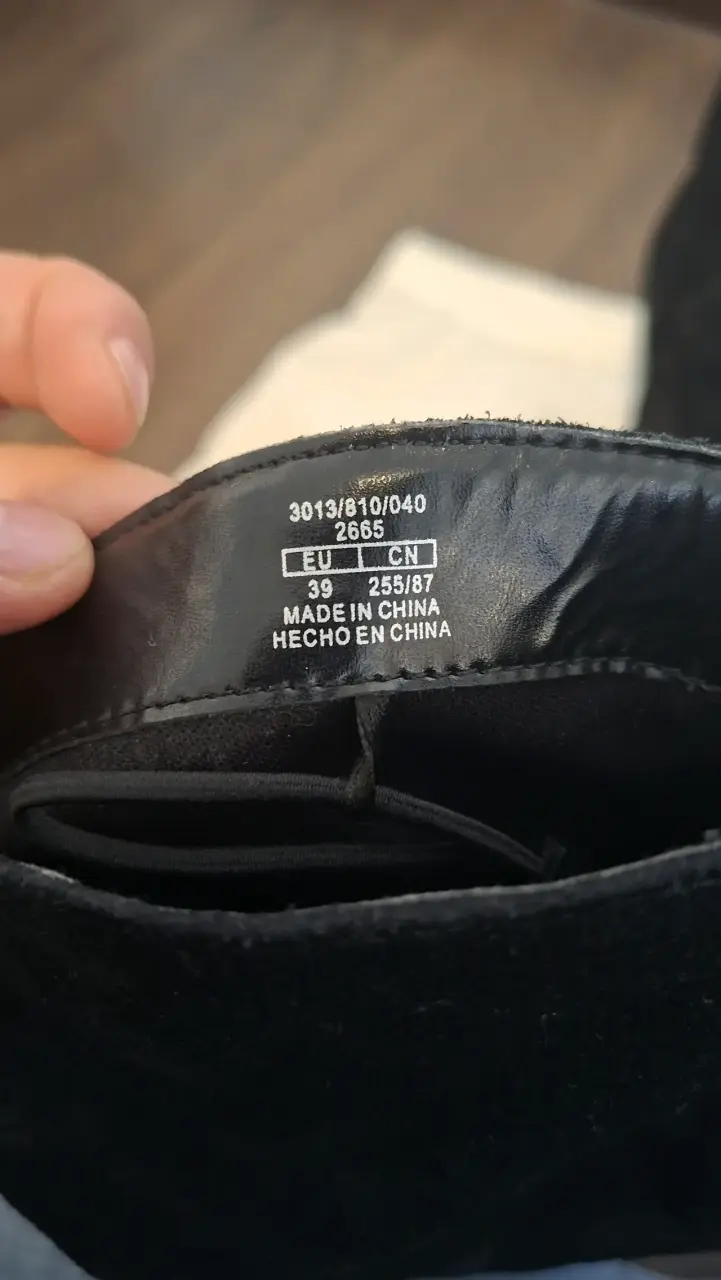 Botas negras de gamuza Zara - 3