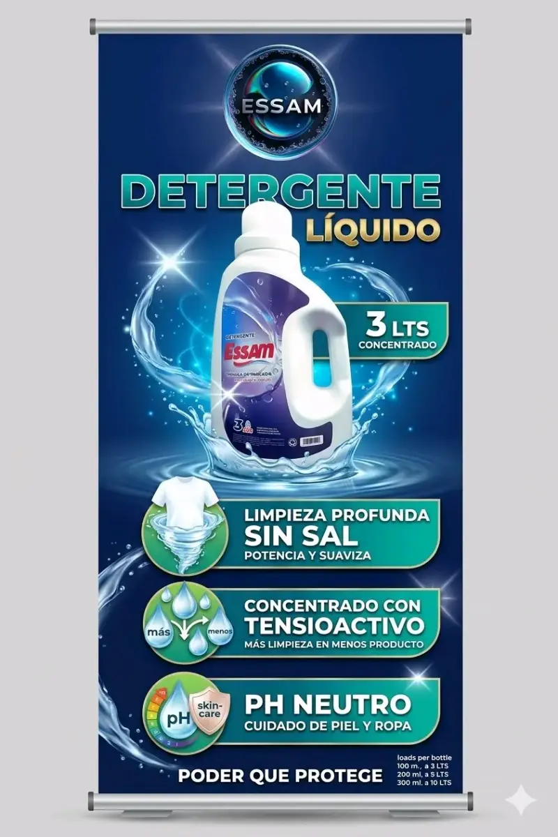 Detergente líquido Essam 3L - 2