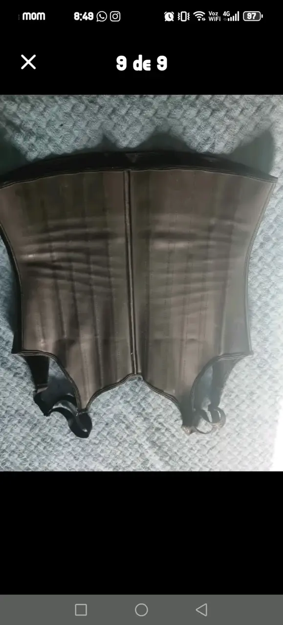 Faja Colombiana negro ajustable - 2