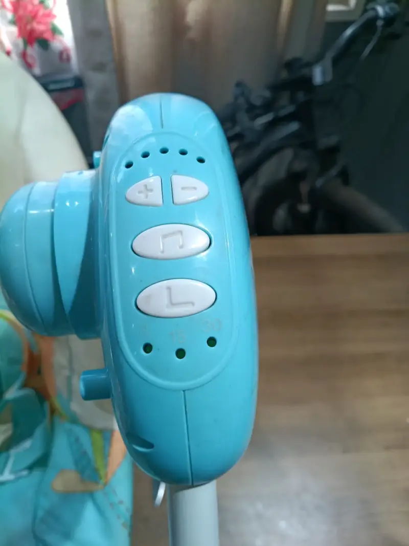 Columpio infantil eléctrica  azul - 3