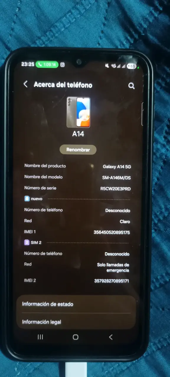 Celular Samsung a14 5g - 3