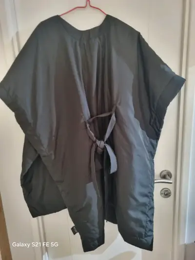 Chaqueta larga negra Formentera - miniatura 2