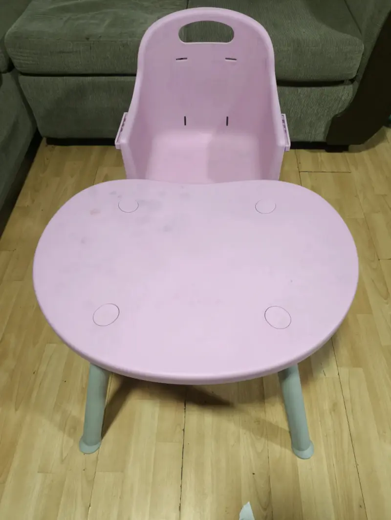 🪑 Silla de Comer Bebesit 4 en 1 Rosada - 3