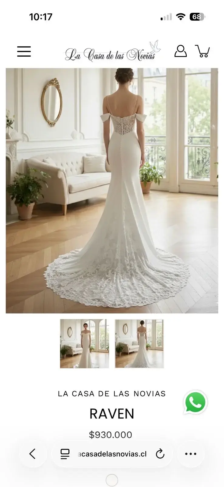 Vestido de novia 1 sólo uso (Casa de las Novias) - 2