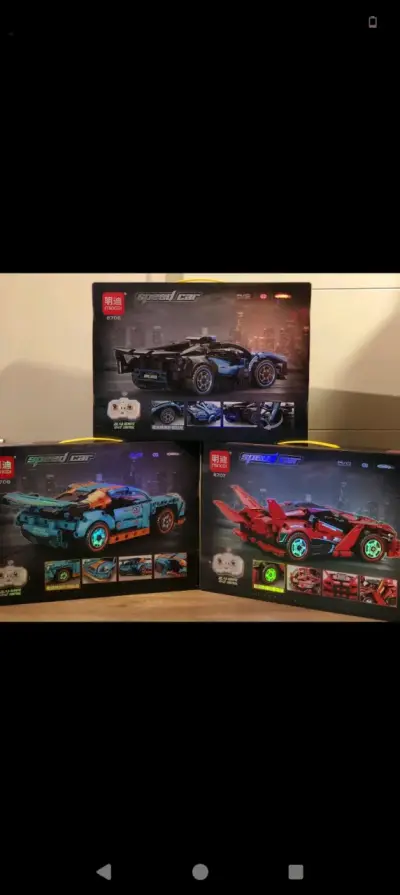 Autos micro lego Set de autos de juguete RC - miniatura 1