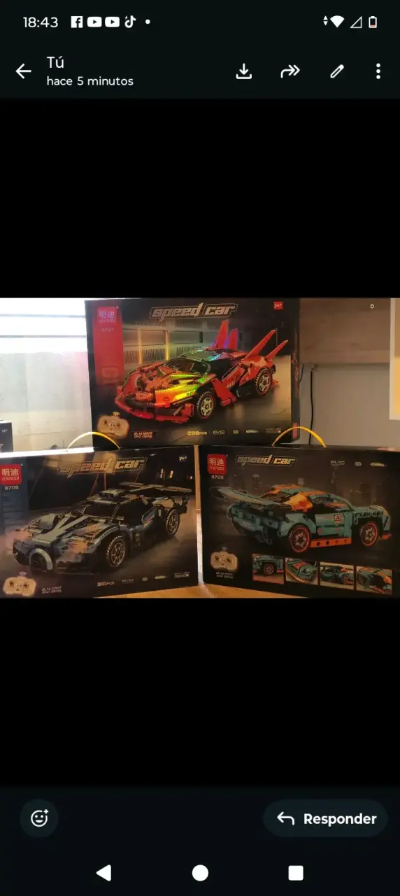 Autos micro lego Set de autos de juguete RC - 3