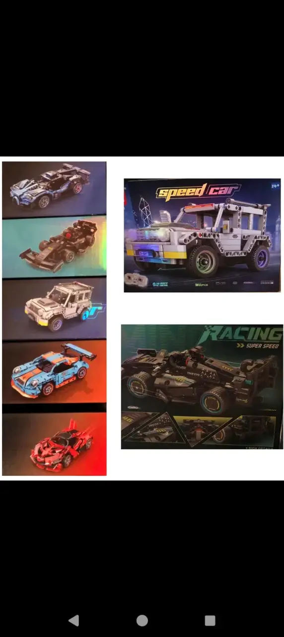 Autos micro lego Set de autos de juguete RC - 4