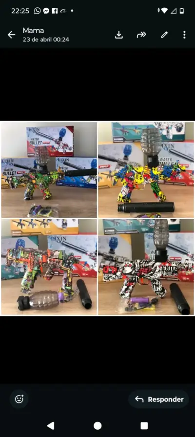 Juego de pistolas de hidrogel Lixin - miniatura 2