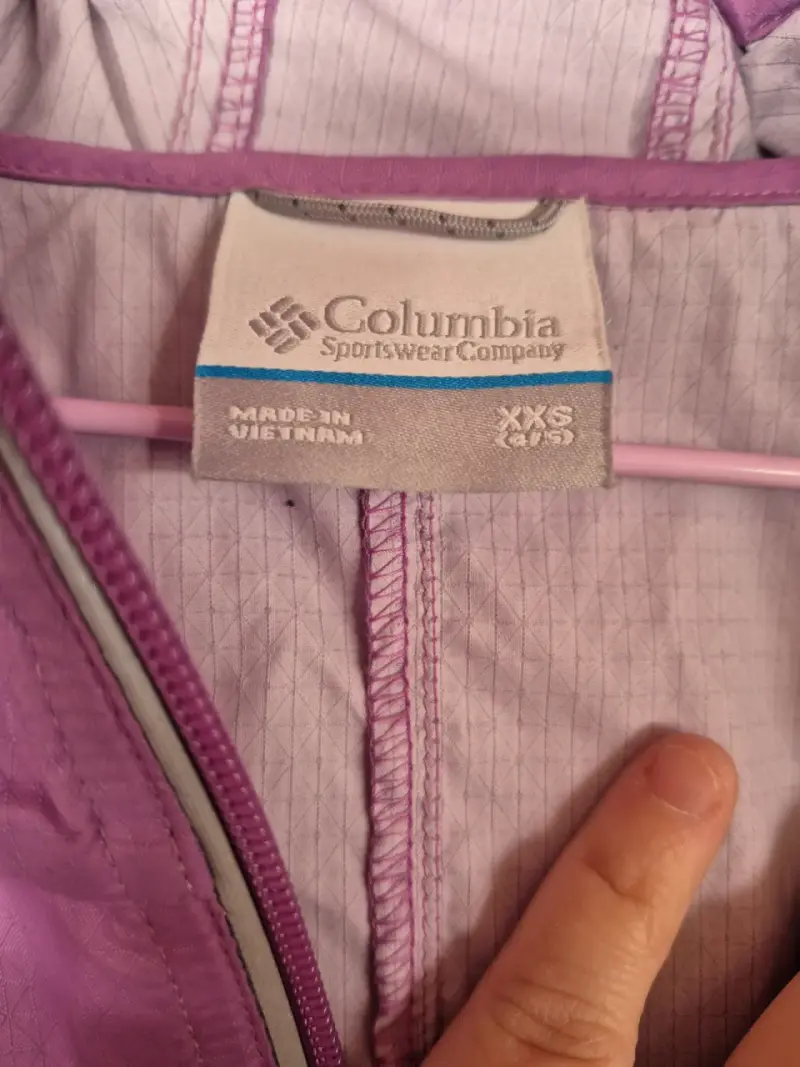 Chaqueta infantil Columbia morada - 2
