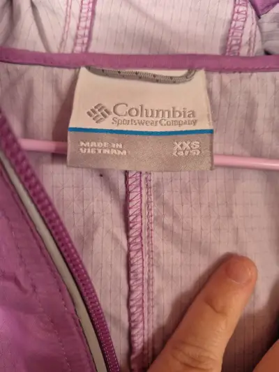 Chaqueta infantil Columbia morada - miniatura 2