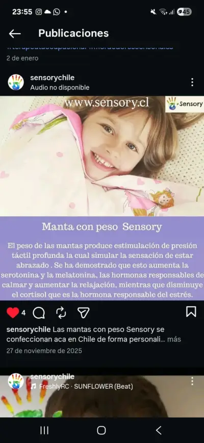 Manta con peso Sensory - miniatura 1
