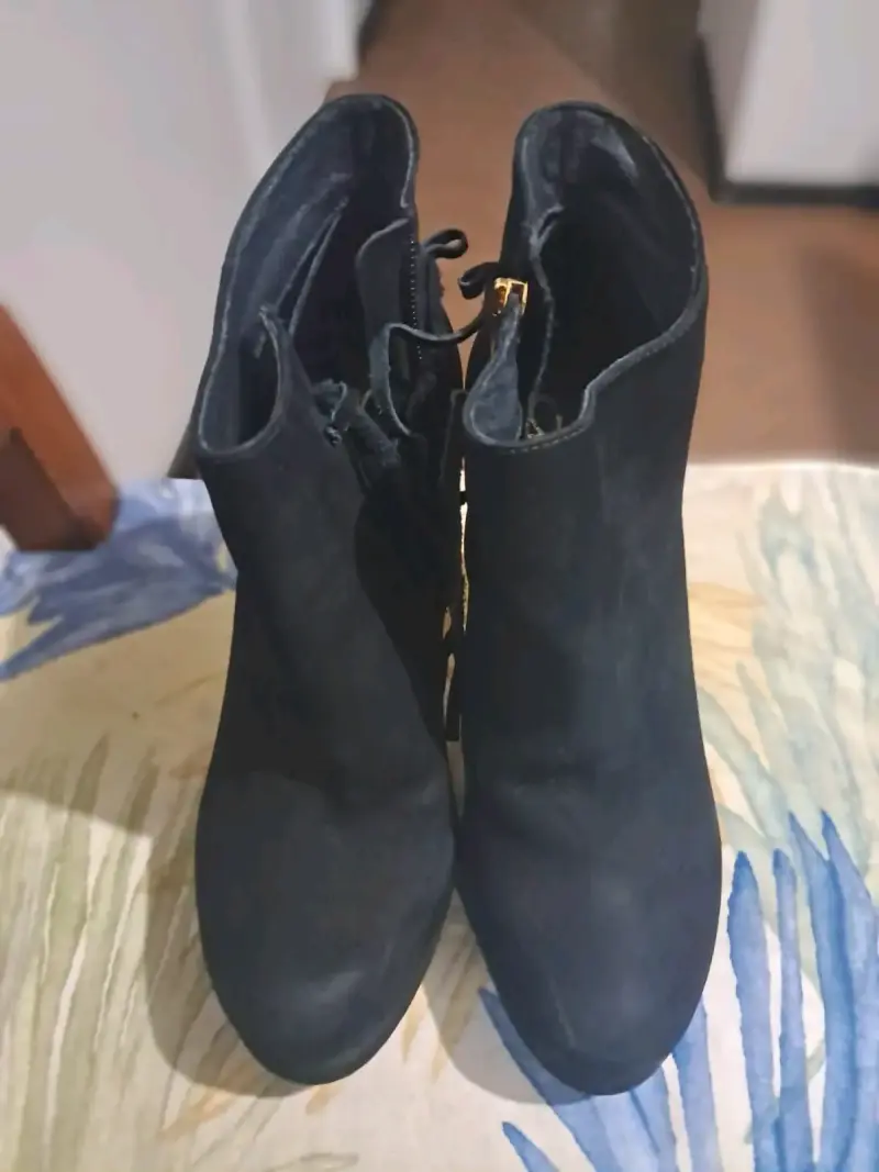 Botines negros con tacón - 4