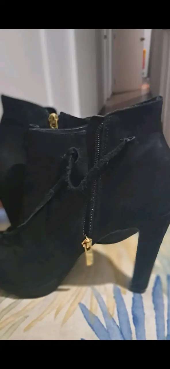 Botines negros con tacón - 6