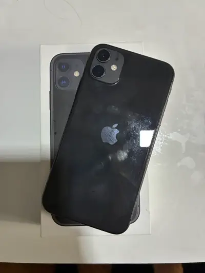 Smartphone negro con caja - miniatura 2
