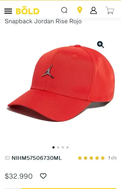 Gorro jordan rojo - miniatura 6