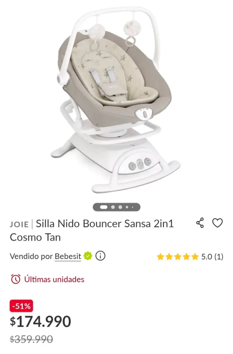 Silla mecedora para bebé - 3
