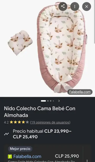 Cojín nido para bebé - miniatura 1