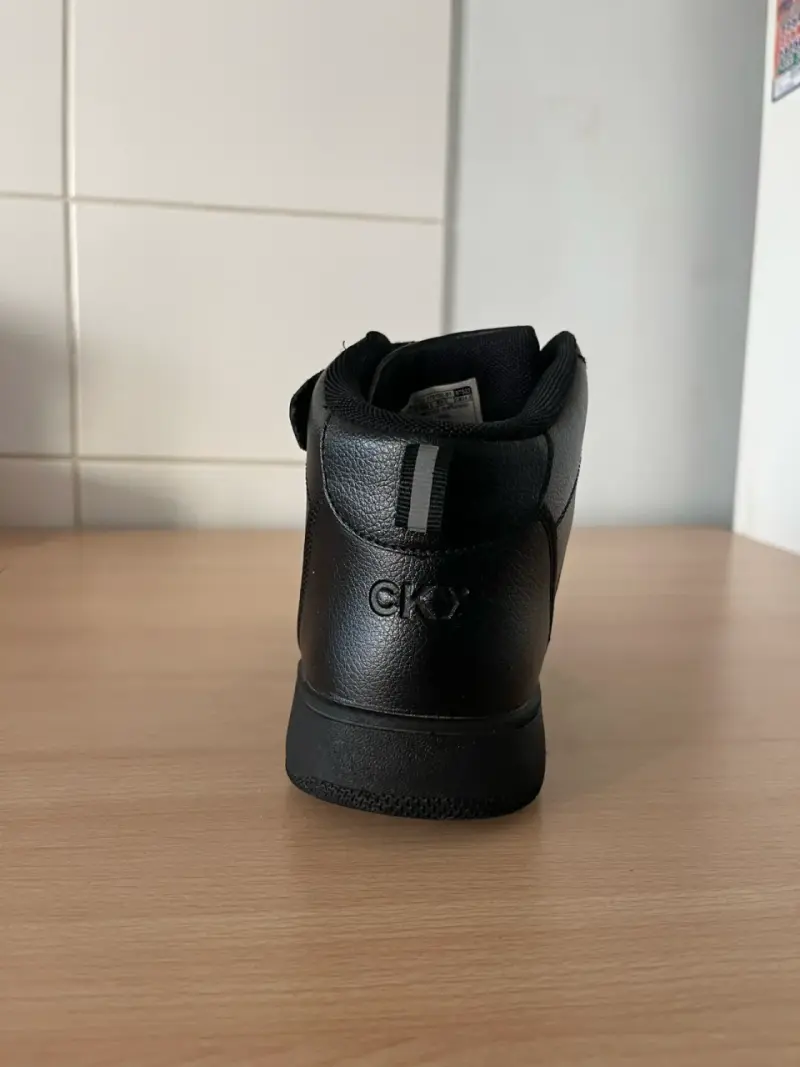 Zapatilla escolar negra colloky - 4