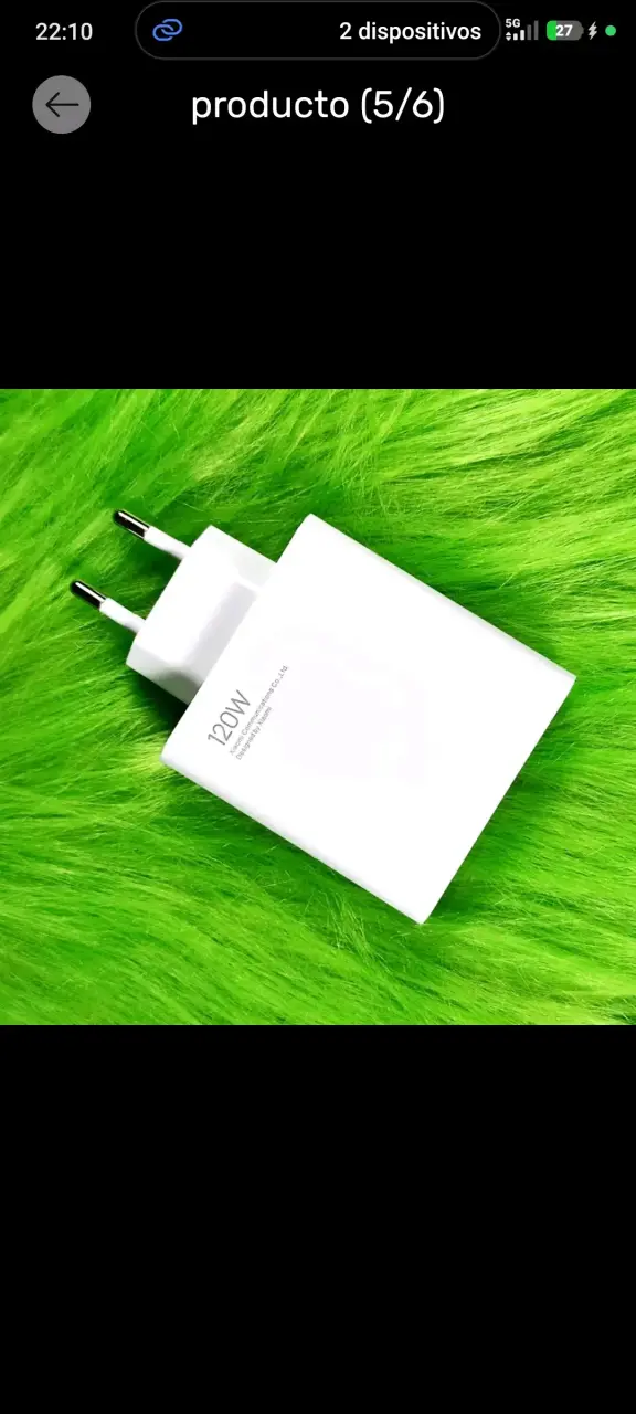 Cargador USB-C 120W blanco - 2
