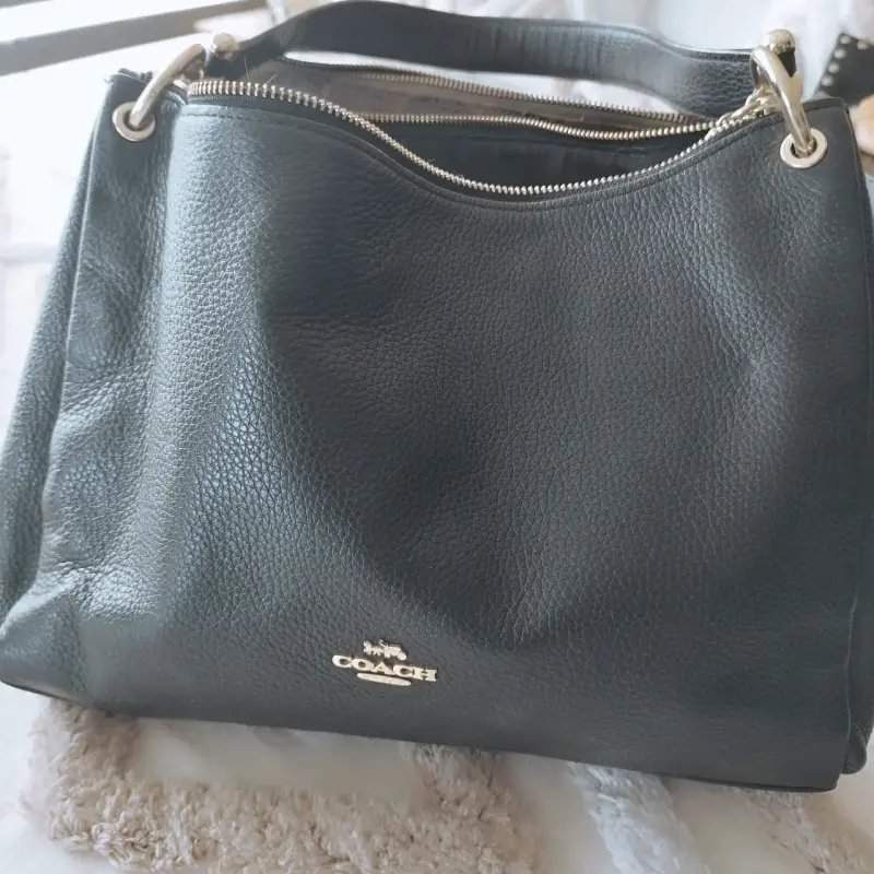 Bolso negro Coach cuero - 1